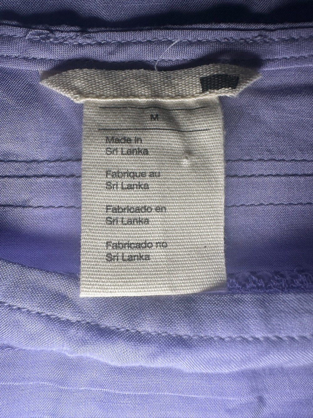 Levi's Light Lavender Ruffle Sleeve Blouse - Picture 3 of 7